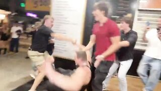 Streamer banned from Kick for this clip where he knocks a woman over