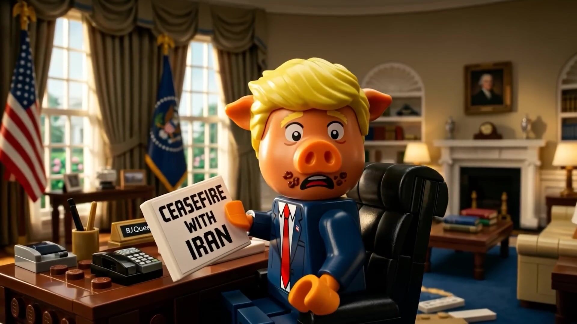 TRUMP LEGO Video from IRAN...LOSERS FIRST!