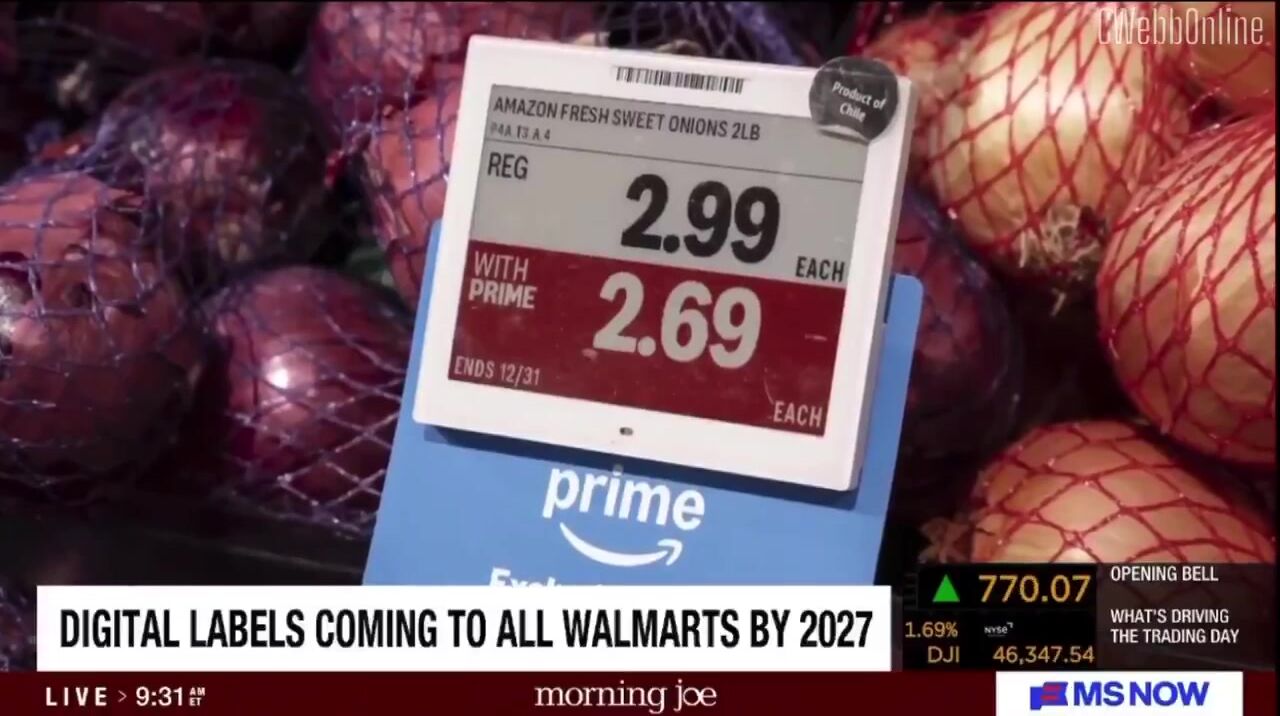 Walmart is bringing digital price tags to every U.S. store by end of 2026