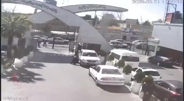FIRST FOOTAGE OF U.S/ISRAEL ATTACK ON AN IRANIAN HOSPITAL