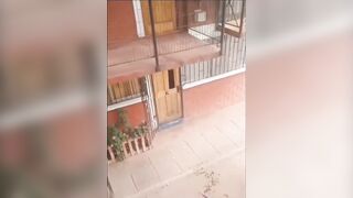 Watch the Woman in Black trying to Break into House....Throat was Slit, Died from Blood Loss
