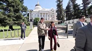 Nick Shirley went confronted California House Speaker over the Stop Nick Shirley ACT