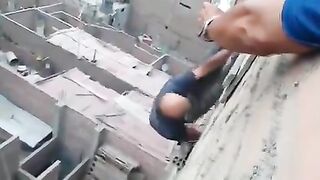 Man Caught Stealing is Thrown Out the Window