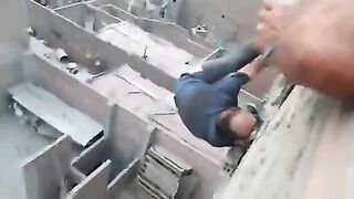 Man Caught Stealing is Thrown Out the Window
