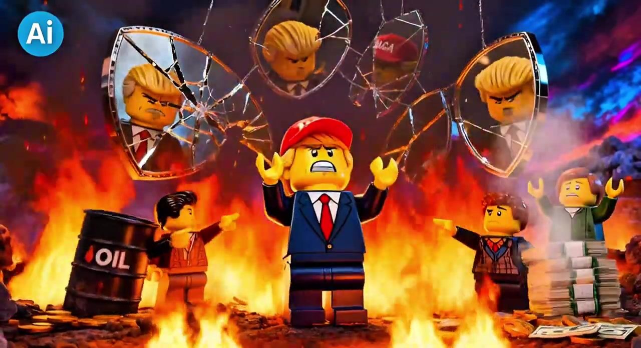 TRUMP LEGO VIDEO - Global Oil Crisis Strait of Hormuz Explained