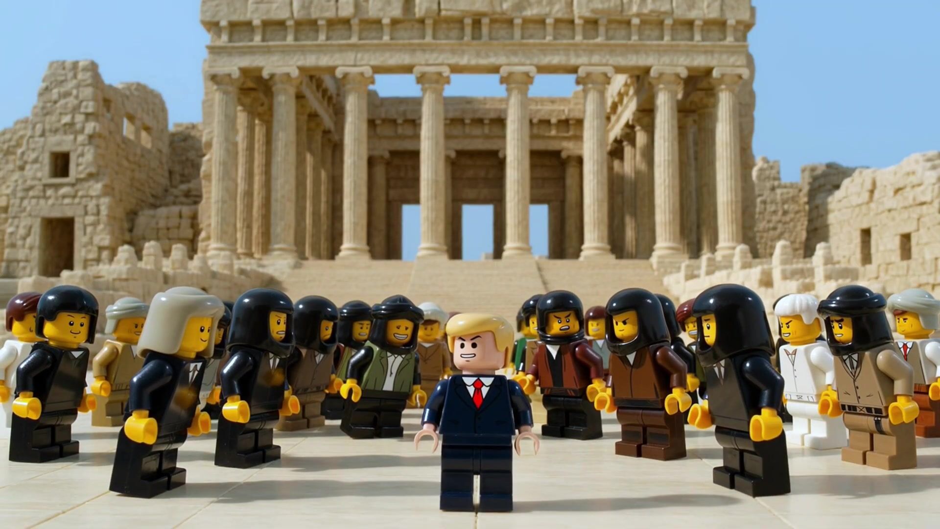 TRUMP LEGO VIDEO - 7000 Years VS Trump