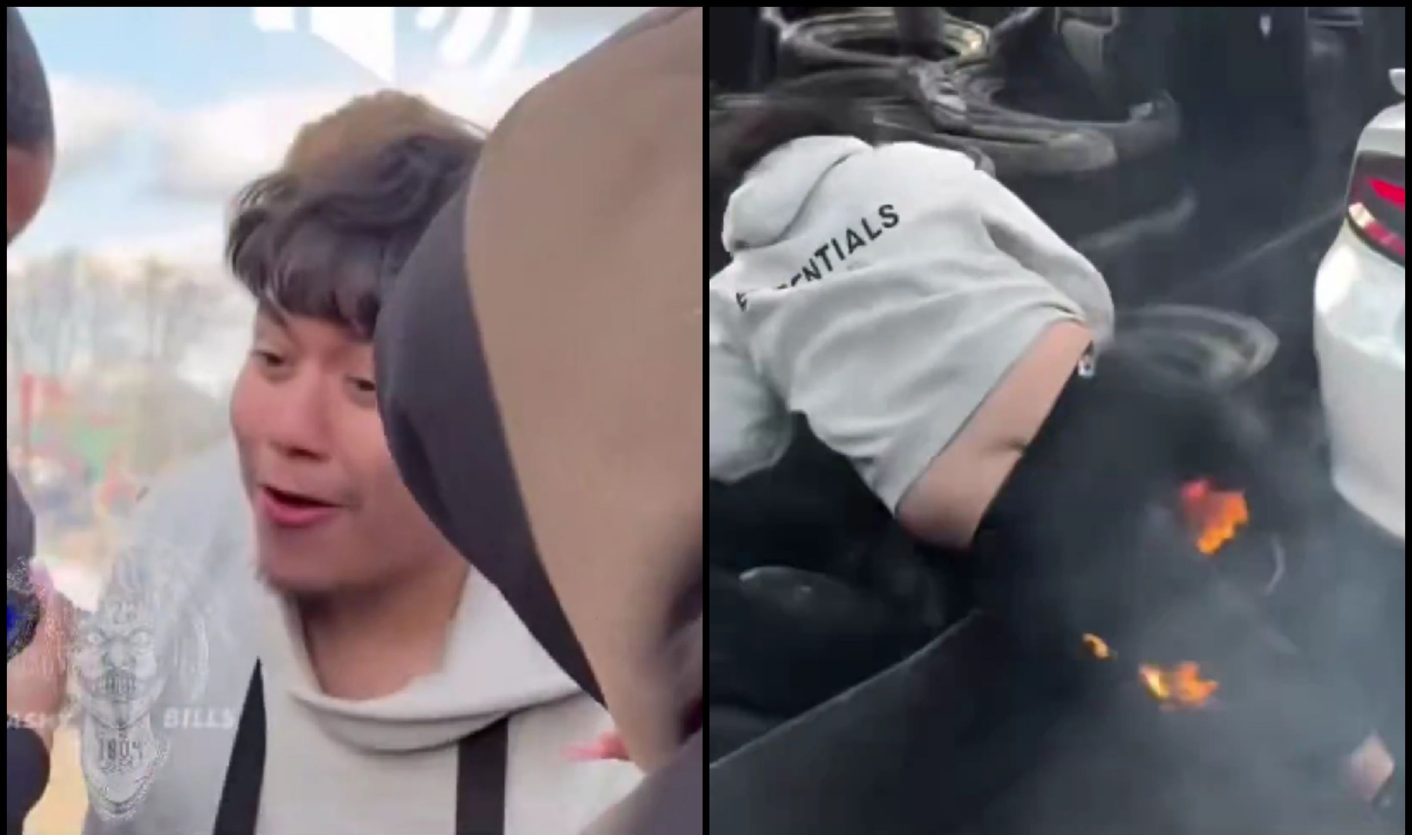 This is exactly why you stay behind the barricades