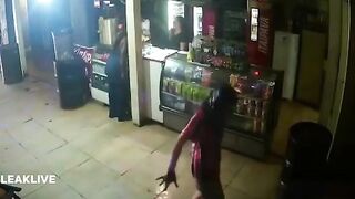 Woman Pours Gasoline All Over Herself in Argument, changes Her Mind but FIRE they Get!