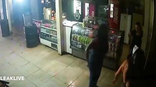 Woman Pours Gasoline All Over Herself in Argument, changes Her Mind but FIRE they Get!