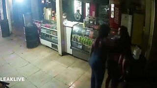 Woman Pours Gasoline All Over Herself in Argument, changes Her Mind but FIRE they Get!