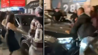 Shocking moment car ploughs into pedestrians in London`s Soho