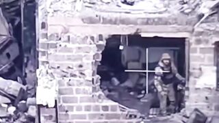 Soldier Waves at Sniper, but Doesn't See the Drone that Will Kill Him