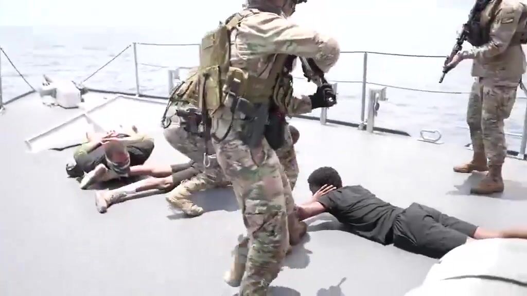 Indian Navy MARCOS (Marine Commandos) captured 35 Somali pirates during anti pirates