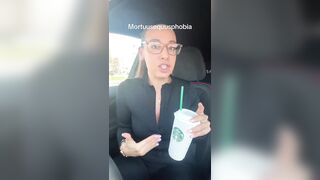 This woman has a fear of... ketchup