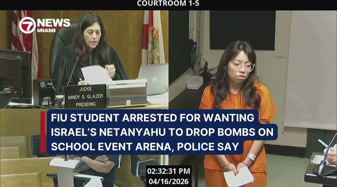 Free State of Florida? I guess Not When its the Jews.... Girl Arrested for Making Jewish Joke