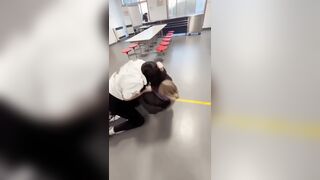 Scottish school girl fight