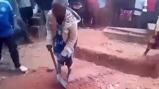 Africa, Woman Accused of Witchcraft is Forced to Dig her Own Grave