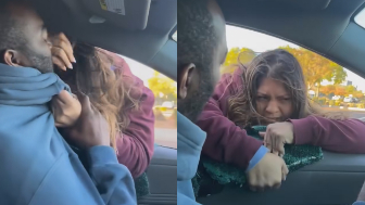 Man films his ex going crazy after he decides he no longer wants to be with her