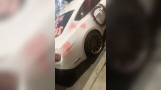 Wow: Girlfriend Ruins Man's Mustang with X rated Graffiti
