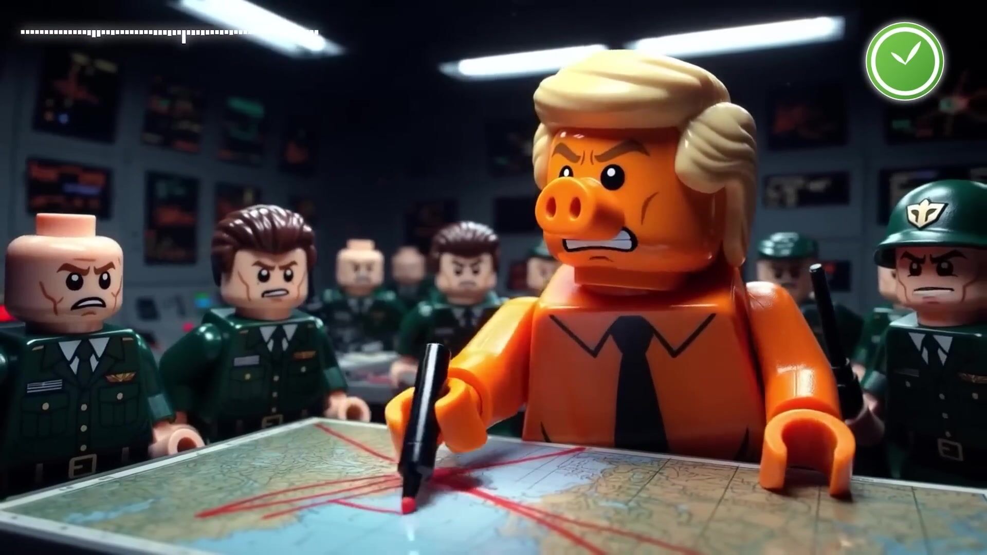 Iran Answers Trump’s Blockade With a LEGO Track