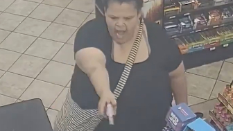 Woman sought after gas station employee shot during robbery in Columbia, Maryland