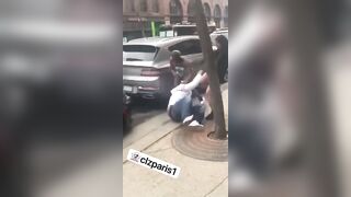 2 Black Girl Lose the Weave but Humiliate the Man they are Fighting