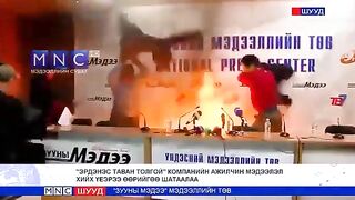 Mongolian Man sets Himself ablaze after making a Promise he could not Keep.