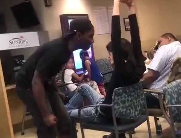 He has no business talking shit and weighing 74 pounds