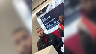 Based Delta Employees Shut Down a Mental Patient for Misgendering Him.