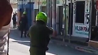 Police Kill Migrant threatening to Blow Up a Grenade