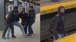 NYPD cops should have tased him and left on the tracks for train to do its job