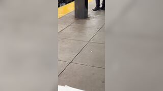 NYPD cops should have tased him and left on the tracks for train to do its job