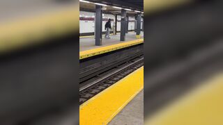 NYPD cops should have tased him and left on the tracks for train to do its job