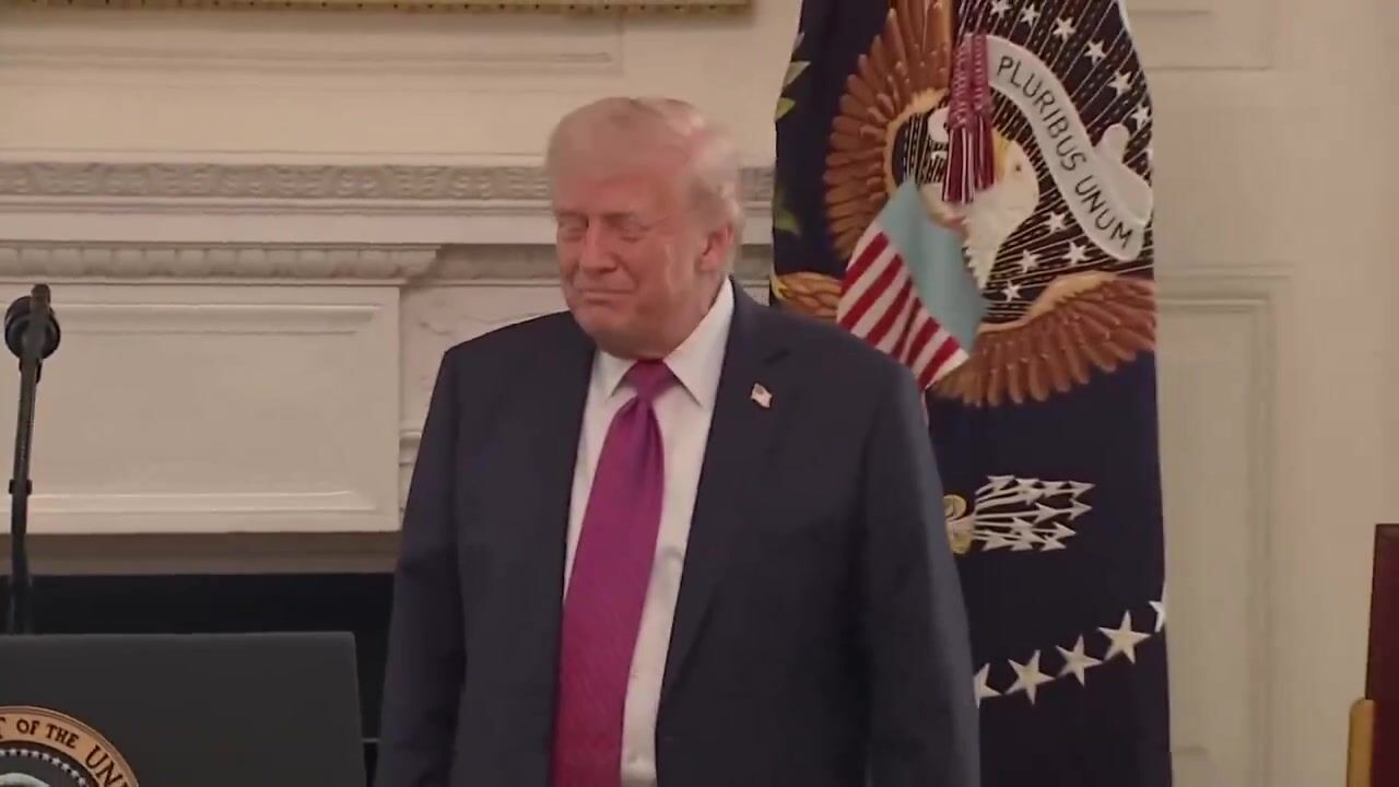 President Trump just WALKED OUT after an epic ceremony for over 100 NCAA champions