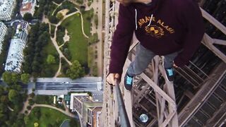 I'm Terrified of Heights, this Guy Climbed the Eiffel Tower without Permission