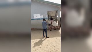 Two African girls Fighting at Least Keep it One on One