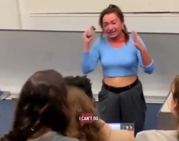 When your Professor has a full mental break over ChatGPT taking her job