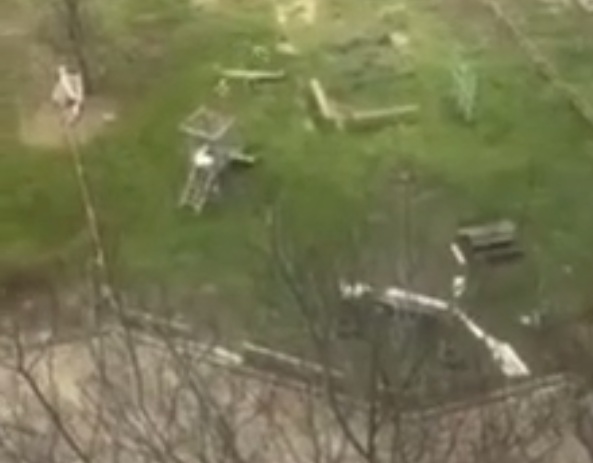 Man in Ukraine films as a Drone goes into his Car and Explodes