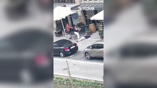 Man Kills Ex-Girl's Fiance, then Kills Himself outside of Restaurant...Classic Evil (See Descrip)