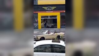 Convertible welcomes in Double Motorcycle Riders