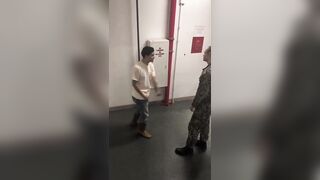 Boy who thinks he's the man gets put in his place