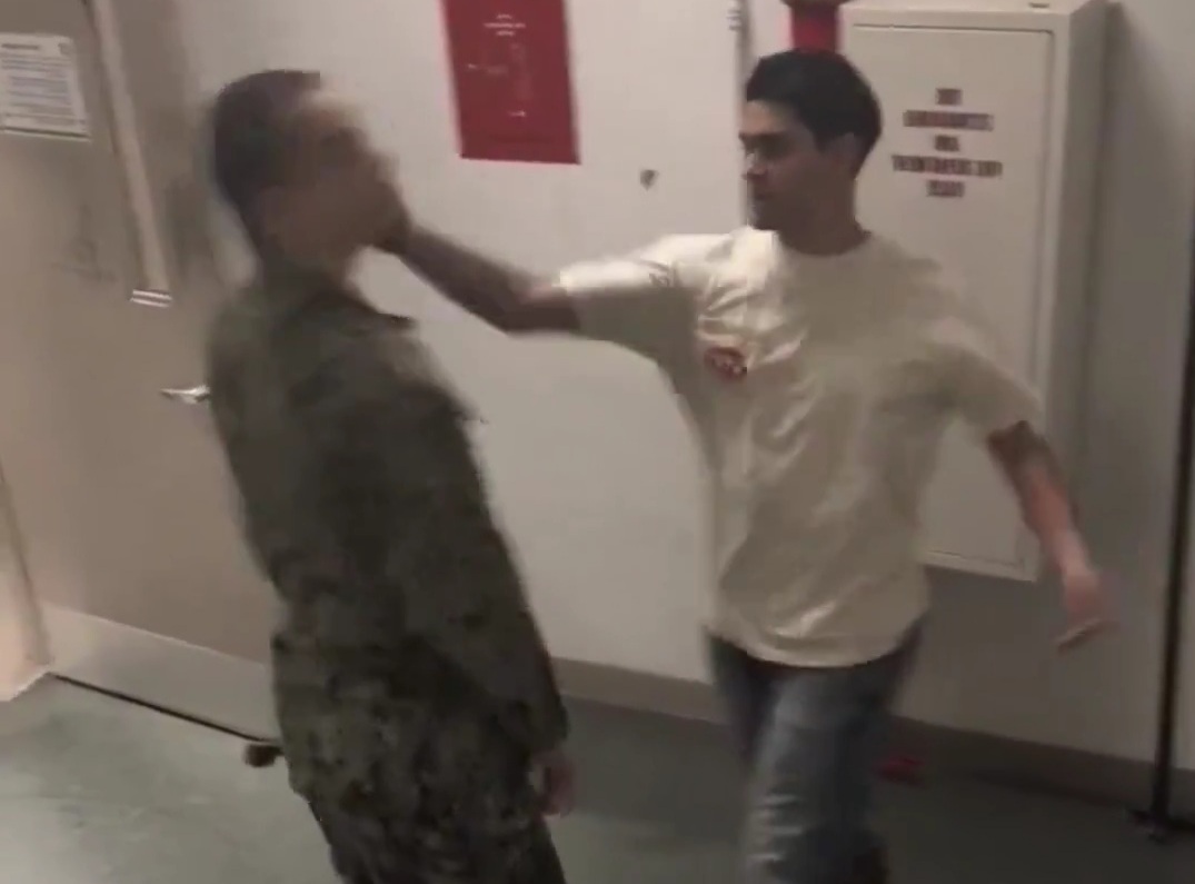 FAFO: Never slap a US Navy Sailor