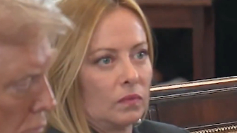 Prime Minister of Italy Giorgia Meloni's reaction is *PRICELESS*