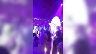 Knife Throwing at Fancy Club goes Terribly Wrong with One to the Head