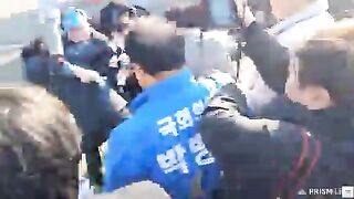 BREAKING: South Korean Opposition Leader Stabbed at Press Conference, current condition unknown