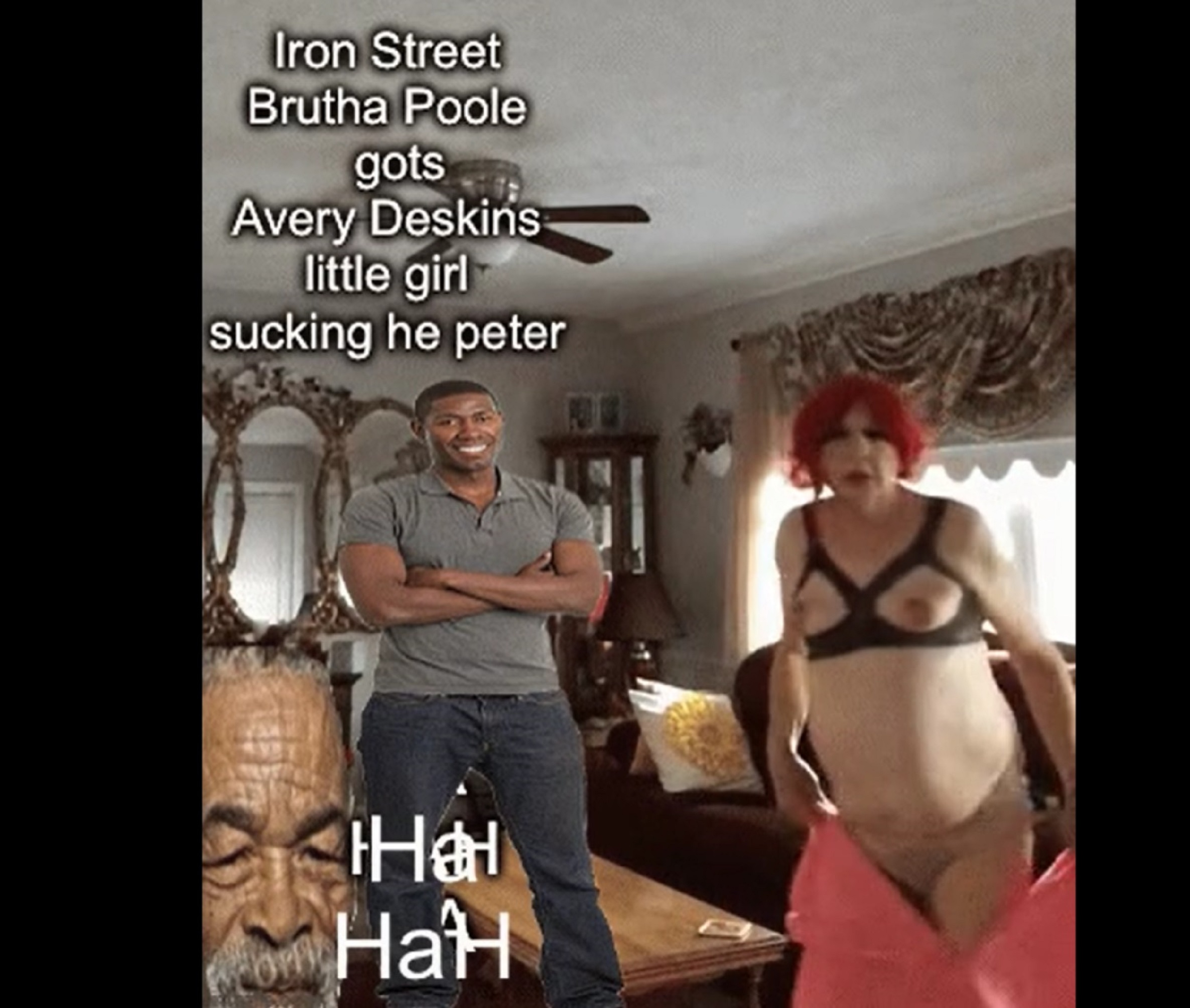 Miss Deskins getting pregnant by Black men.