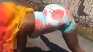 Best Friends have a Lot in Common, these 2 both are Twerking for their Inmate Baby Daddy outside Prison
