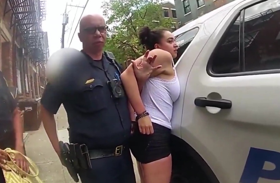 Girl has an epic crash out after breakup.