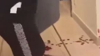Best Friend Slices her BFF causing Her to Possibly Bleed Out (A Lot of Blood)