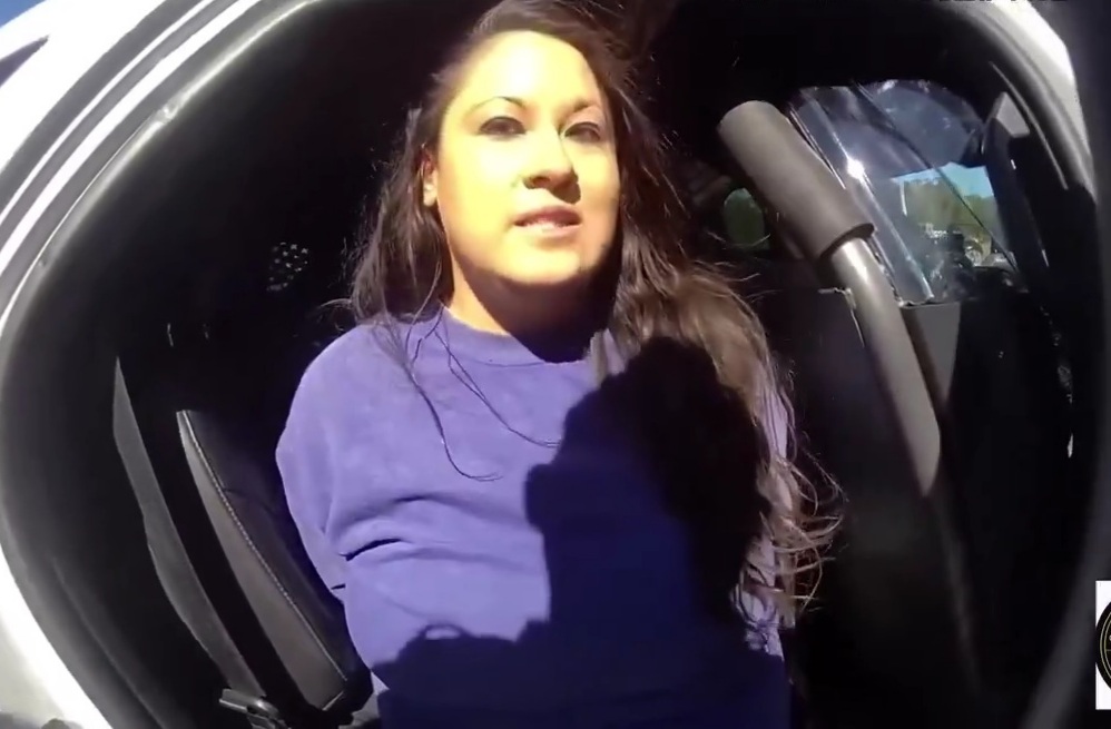 Florida driver refuses to pull over at 100 MPH cops smash window.